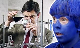 When Mr. Bean Went Back to School for Some Chemistry