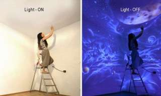 Dreamy Murals That Only Appear in the Dark