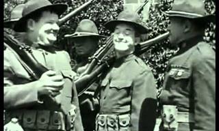 Classic Comedy: When Laurel & Hardy Joined the Army