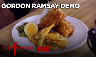Gordon Ramsay Gives Tips for Making Crispy Fish & Chips