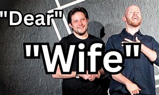Hilarious Improv: Dear Wife, I'm Writing You This Letter...
