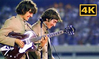The Beatles Perform at Shea Stadium