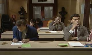 When Mr. Bean Takes an Exam, Things Go Extremely Wrong