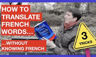 How to Translate French with Zero Prior Knowledge