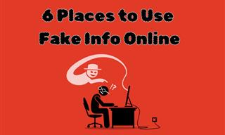 Use Caution: Fake Info Needed for These Kinds of Sites