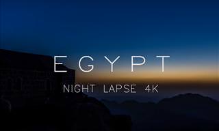 Enter Egypt By Night in A Stunning Time Lapse Video...