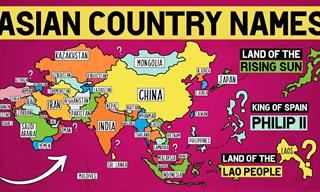 How Did Asian Countries Get Their Names?