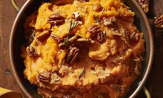 Recipe: Rosemary-Pecan Mashed Sweet Potatoes