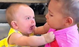 Stop! Don't Fight! FUNNIEST Baby Fights Ever