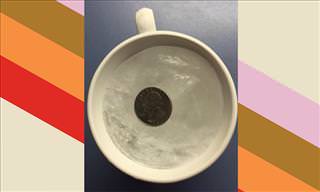 The "Cup of Water and a Quarter" Trick