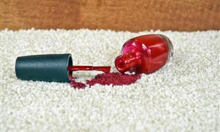 Remove Nail Polish from Clothing, Rugs, and Other Surfaces