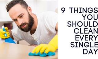 9 Things You Should Clean Every Single Day