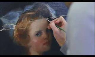 So Satisfying! Watch a Destroyed Painting Come to Life