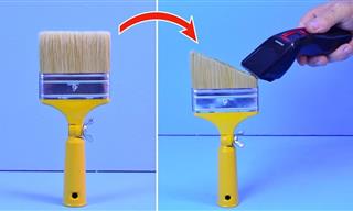 Genius Ways to Make Use of a Damaged Paint Brush
