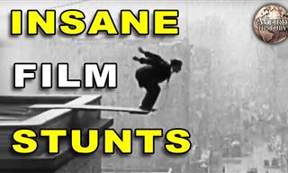 Funny and Insane Action Scenes from Early Movie Days