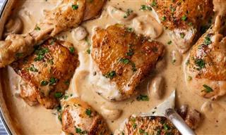 Try This French Chicken Recipe - Chicken Fricassee!