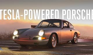 A Tesla Powered Vintage 912 Porsche