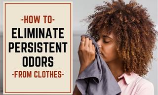 Banish Persistent Odors From Clothes and Textiles