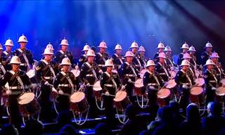 Royal Marines Corps of Drums & Top Secret Drum Corps