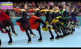 Synchronized Roller Skating Will Be Your New Favorite Sport