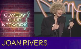 Joan Rivers Improvising in Front of an Audience