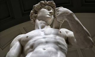Detailed Photos Of Michelangelo's David Statue
