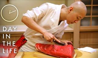 Follow a Typical Day in a Sushi Master's Life