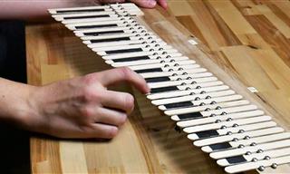 This Popsicle-Stick Piano Sounds Sweet!
