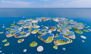Marvel at the First Floating City in South Korea