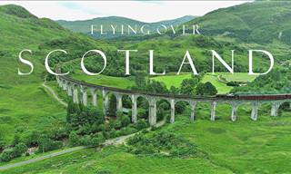 Fly Above the Emerald Beauty of Scotland
