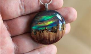 Stunning Opal and Resin Jewelry
