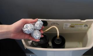 Home Tip: Why I Put Aluminum Foil in My Toilet