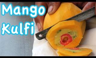 Mango Kulfi – The Delicious Stuffed Indian Ice Cream