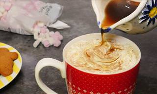 Make Your Own Gingerbread Hot Chocolate