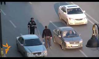The Corrupt Traffic Cops of Azerbaijan - Unbelievable!