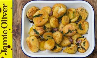 3 Delicious Recipes of Roasted Potatoes by Jamie Oliver