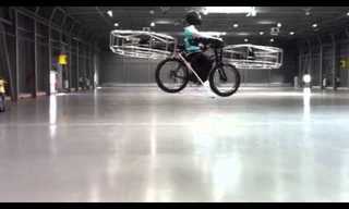Witness the First Flying Bike!