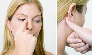 4 Pressure Points to Get Rid of a Blocked Nose