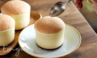 This Delightful Dessert Combines Flan and Castella Cake