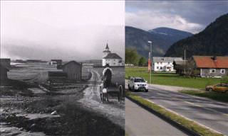 12 Landscapes in the Past and the Present