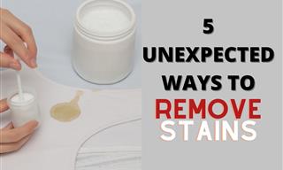 5 Surprising Household Items That Are Great Stain Removers