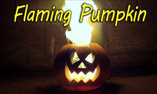 Halloween Special: How to Make a Flaming Pumpkin!