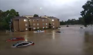 Time-Lapse of Harvey Flooding in Houston