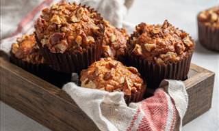 Healthy Carrot and Nut Muffin Recipe