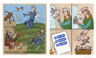 Everyday Life Gets a Medieval Twist in These Funny Comics