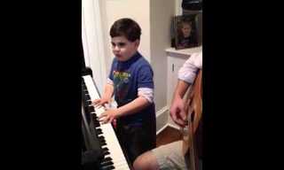 The Little Piano Man - Touching and Amazing