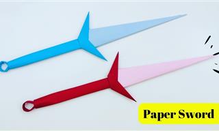 Child DIY: How to Make Paper Swords for Kids