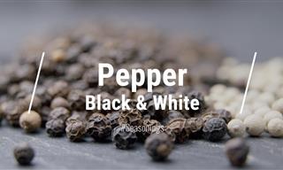 A Bite-Sized Guide to Black and White Pepper