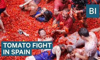 The Biggest Tomato Fight in the World is Bonkers!