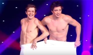 Two Men + Two Towels = Hilarity!